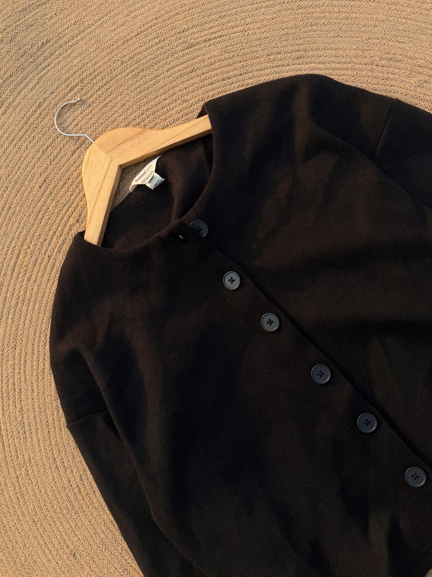 Cozy Knitted Top-Black