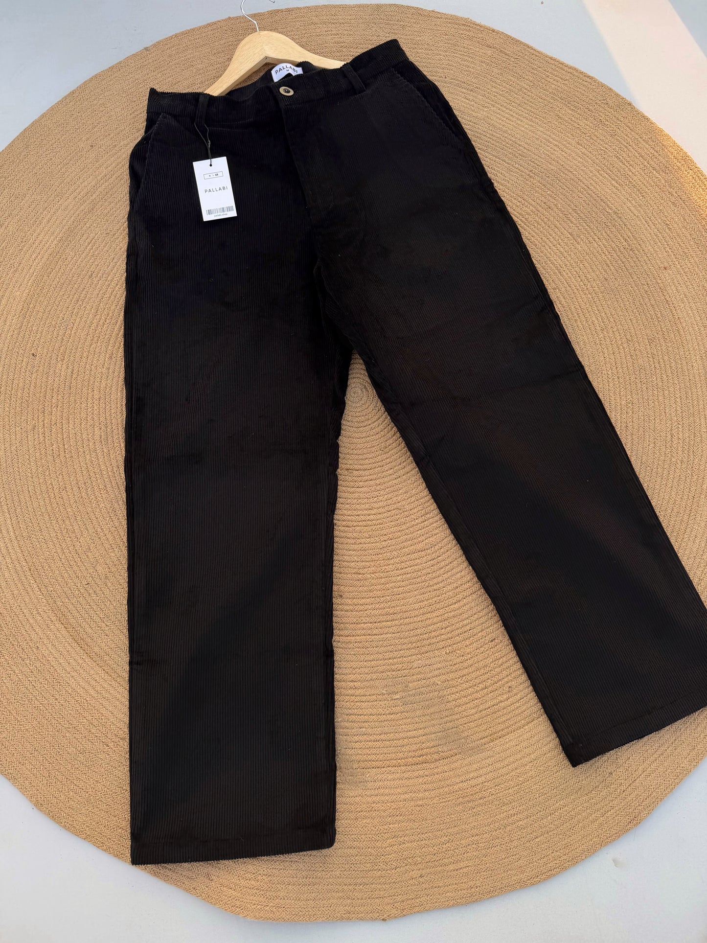 Corduroy Baggy Pant - Classic Black