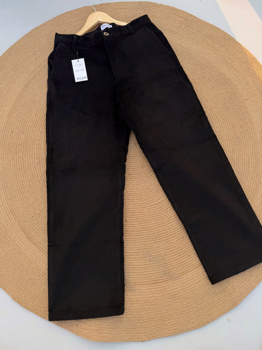 Corduroy Baggy Pant - Classic Black