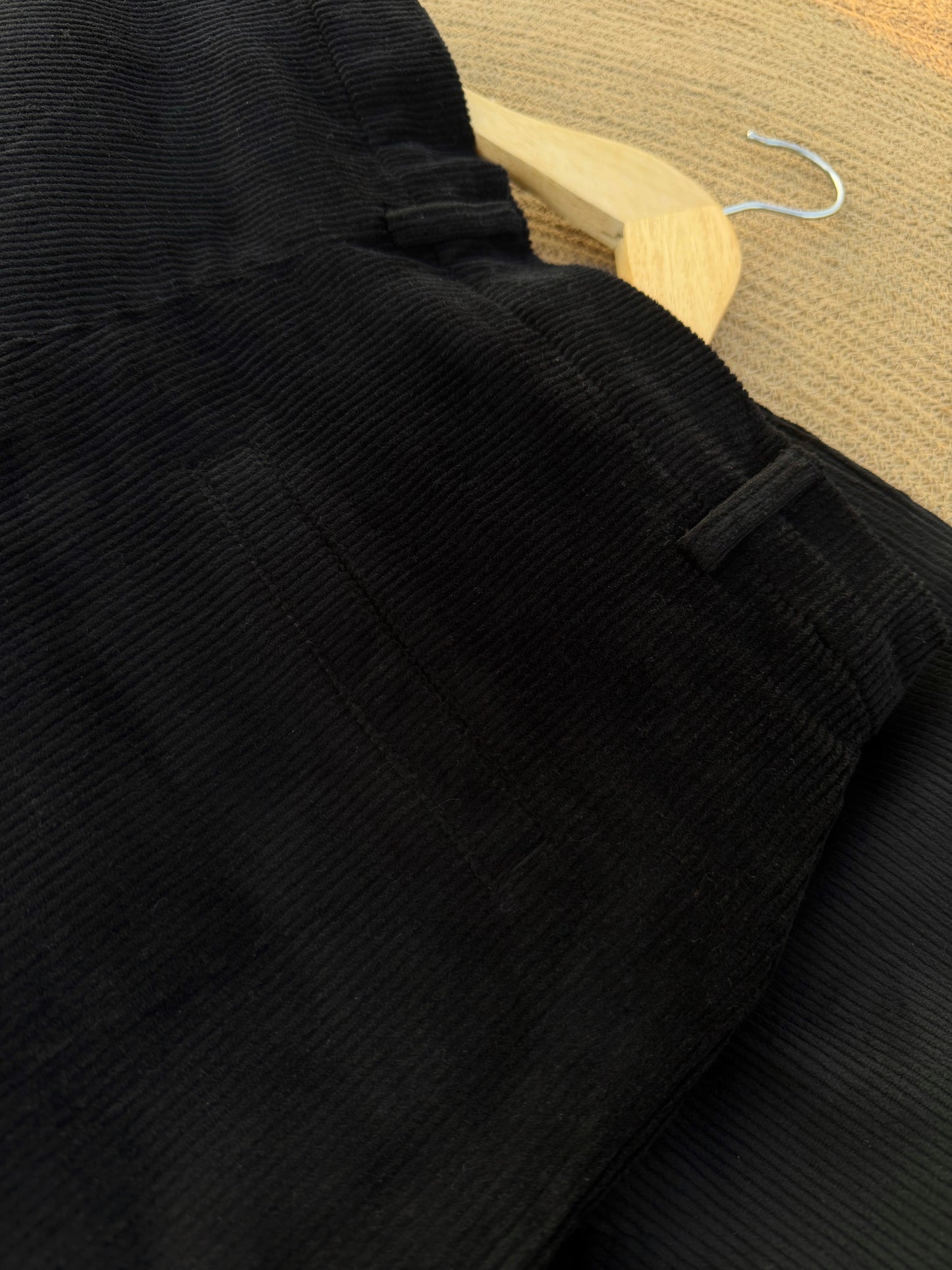 Corduroy Baggy Pant - Classic Black