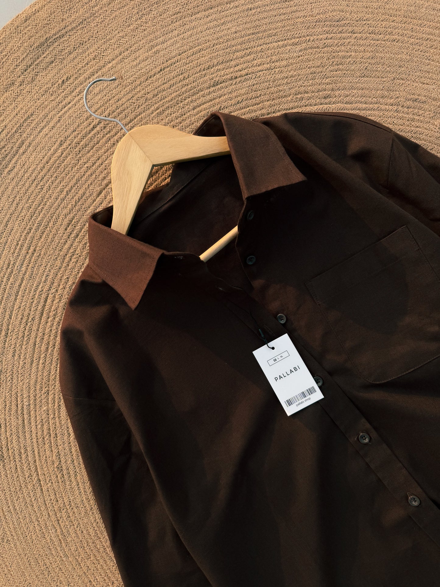 Urban women's Crop Shirt- Chocolate