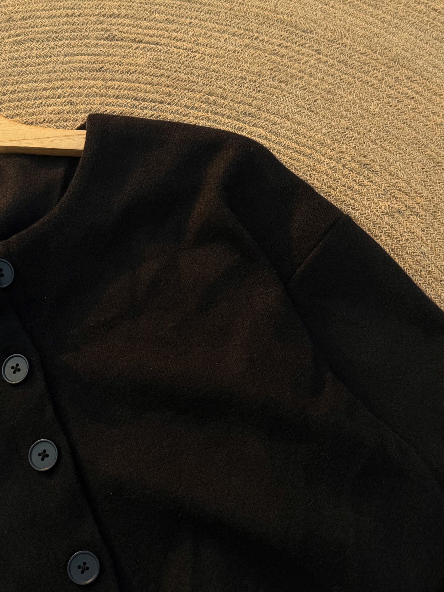 Cozy Knitted Top-Black