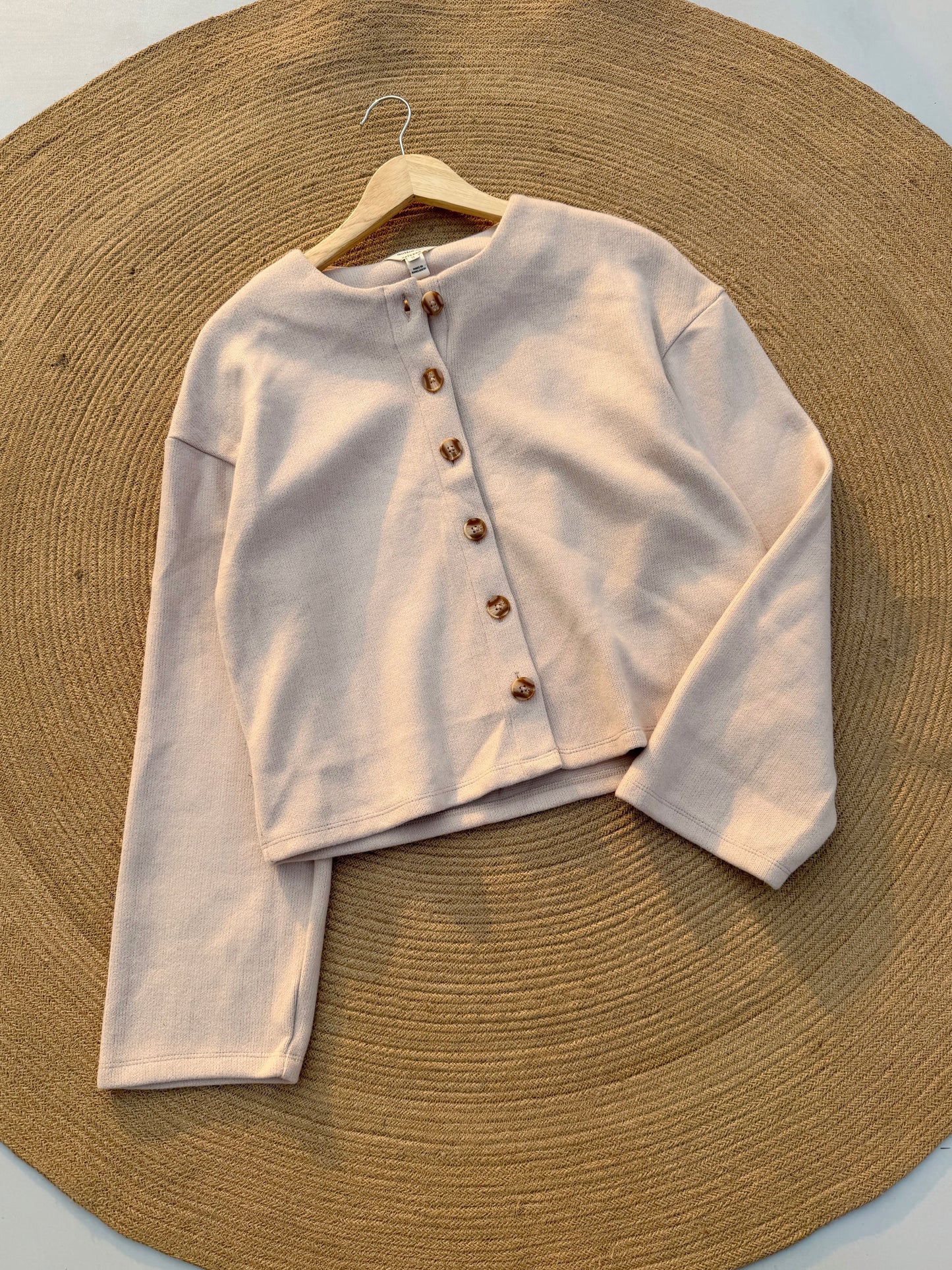 Cozy Knitted Top-Off-white